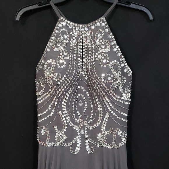 FORMAL Long Dress with Train Woman Size M - Picture 1 of 11